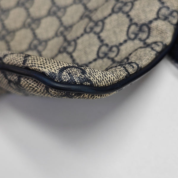 Monogram Coated Canvas Shoulder Bag Gray