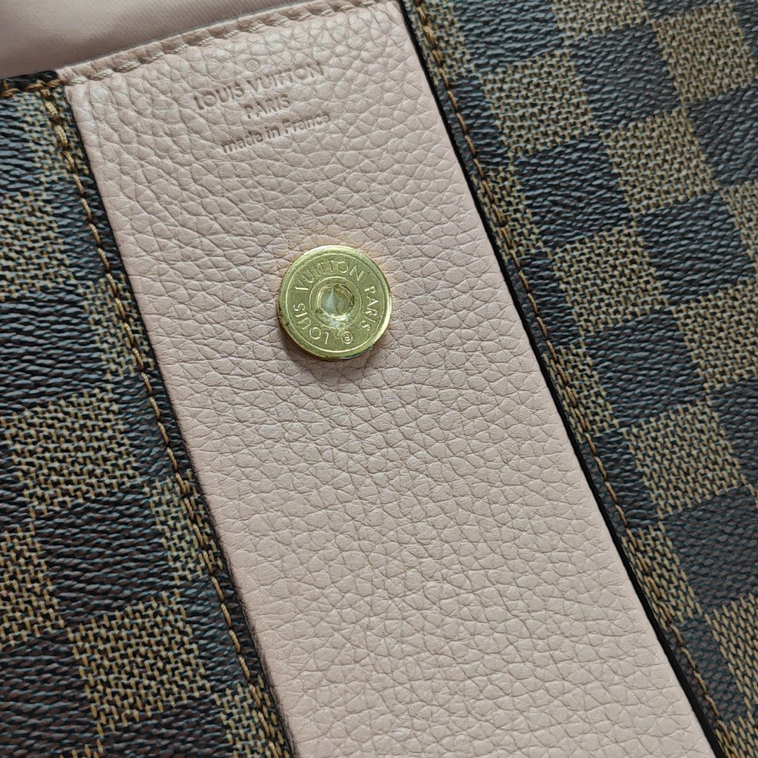 BOND STREET Damier Ebene Coated Canvas Brown