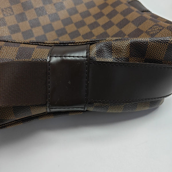 NAVIGLIO MM Damier Ebene Coated Canvas Brown