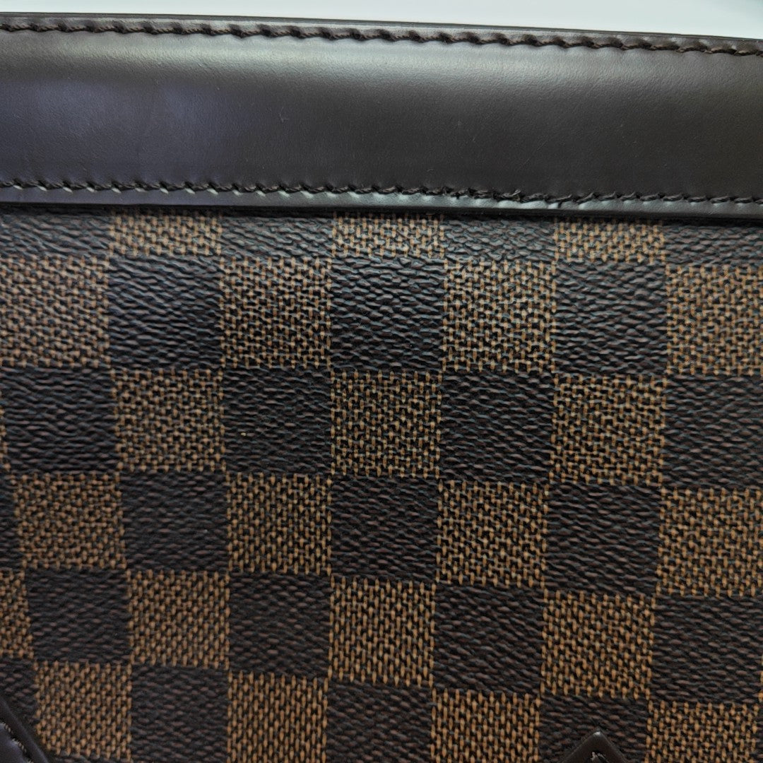 ALMA BB Damier Ebene Coated Canvas Brown