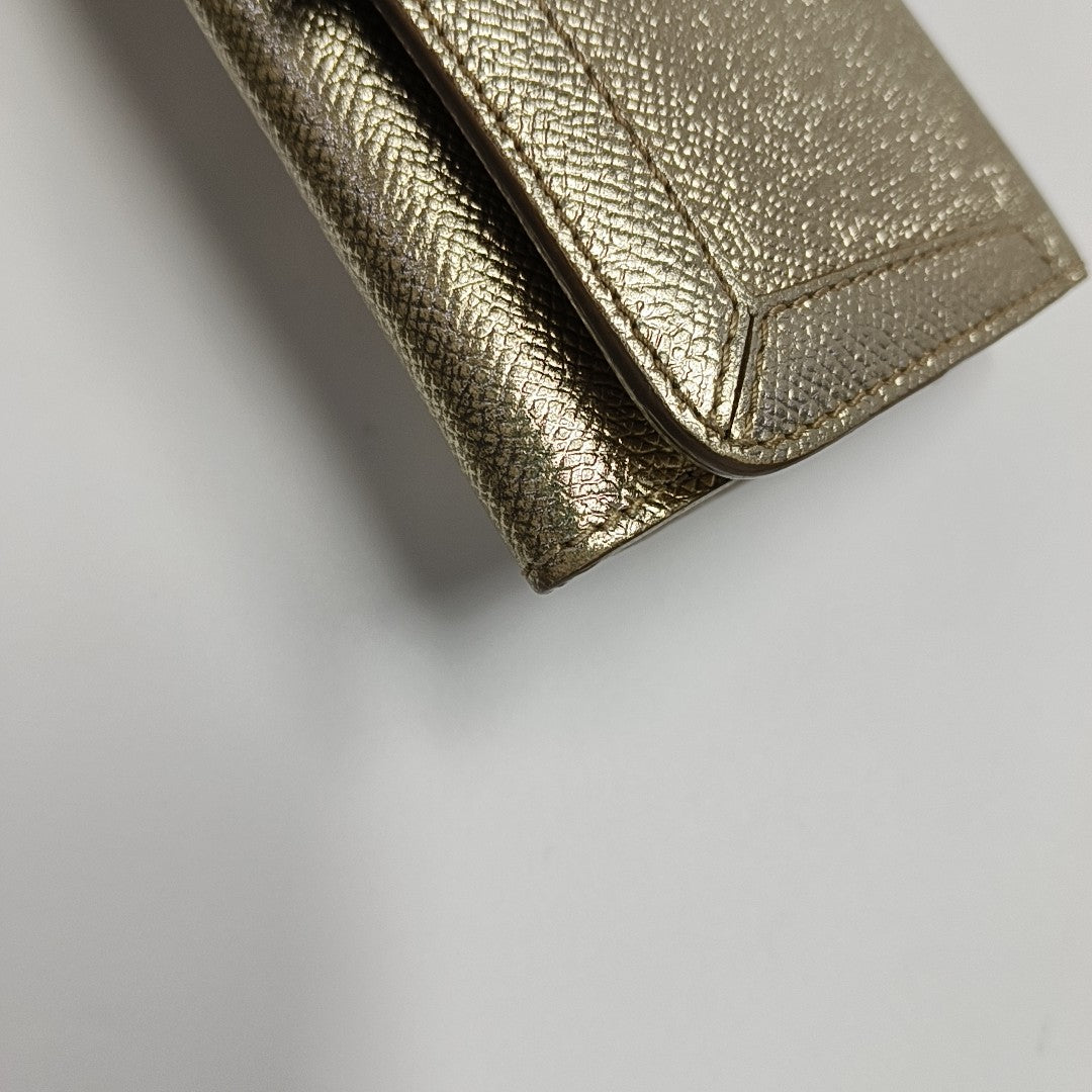 Calfskin Wallet Beige