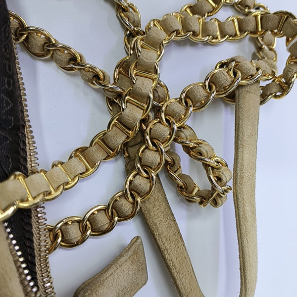 Suede Shoulder Bag Yellow