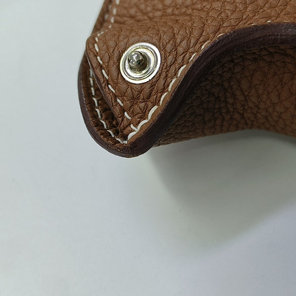VIDEPOCHES Calfskin Brown