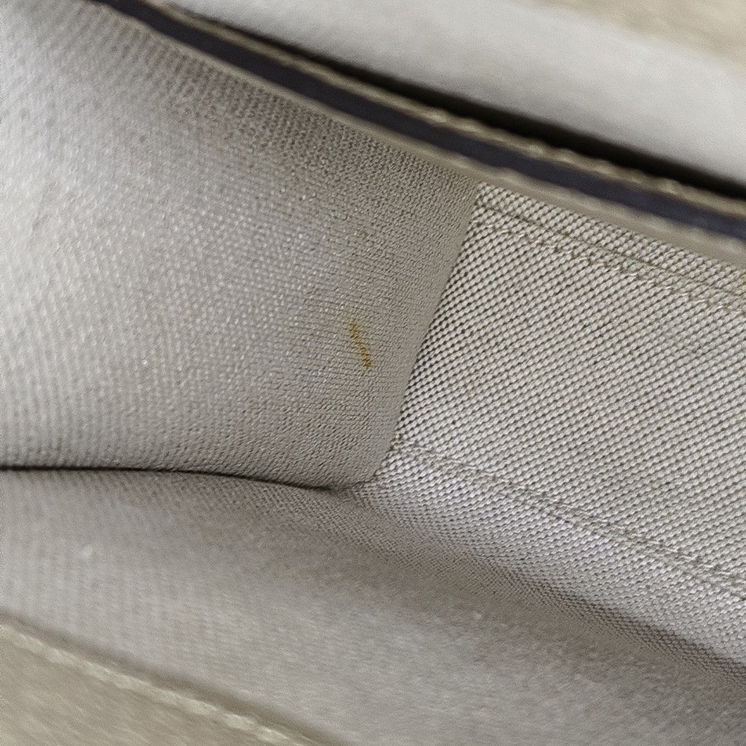 Retro Mini Monogram Coated Canvas Beige