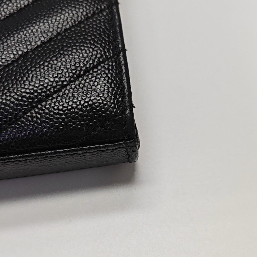 MONOGRAM Medium Chevron Calfskin Black