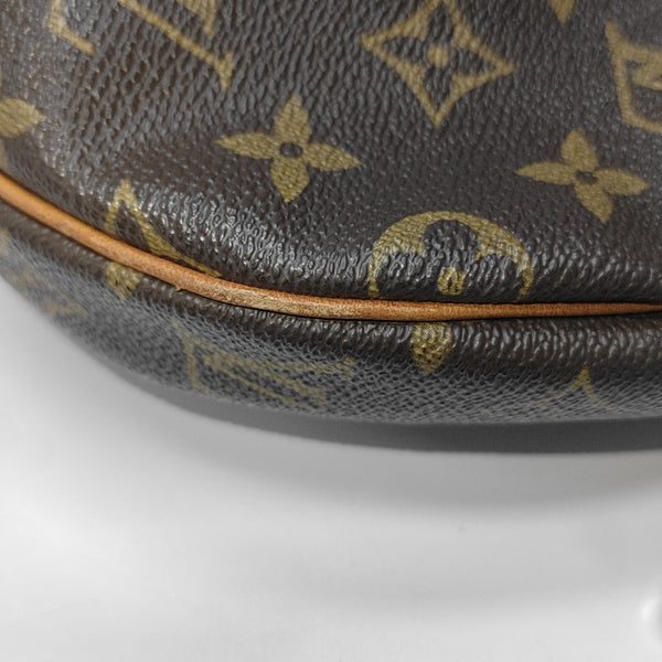 CROISSANT MM Monogram Coated Canvas Brown