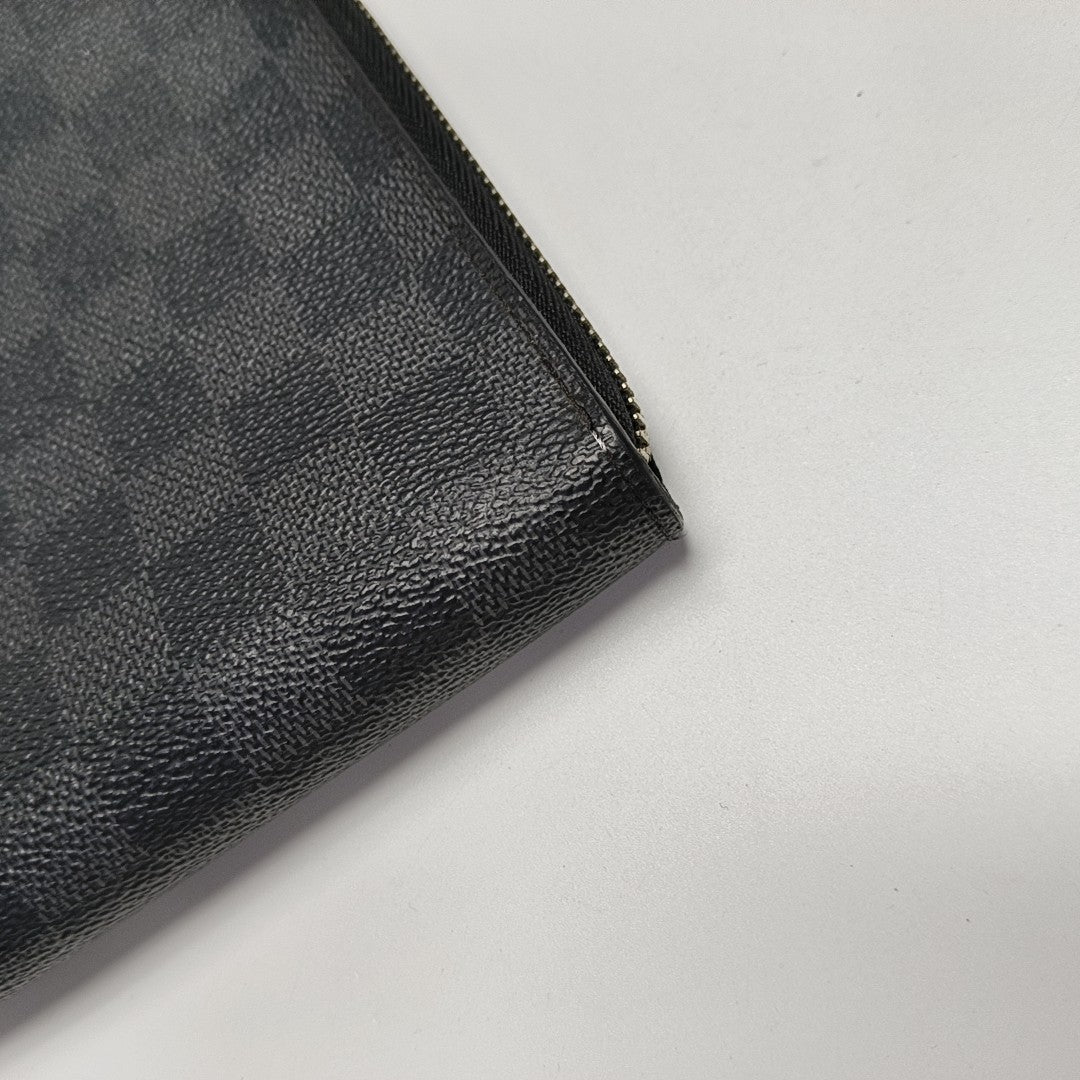 JOUR PM Damier Graphite Coated Canvas Gray