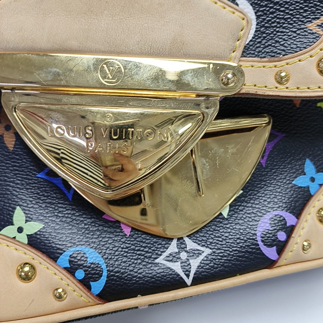 LV × TM MARILYN Monogram Coated Canvas Black