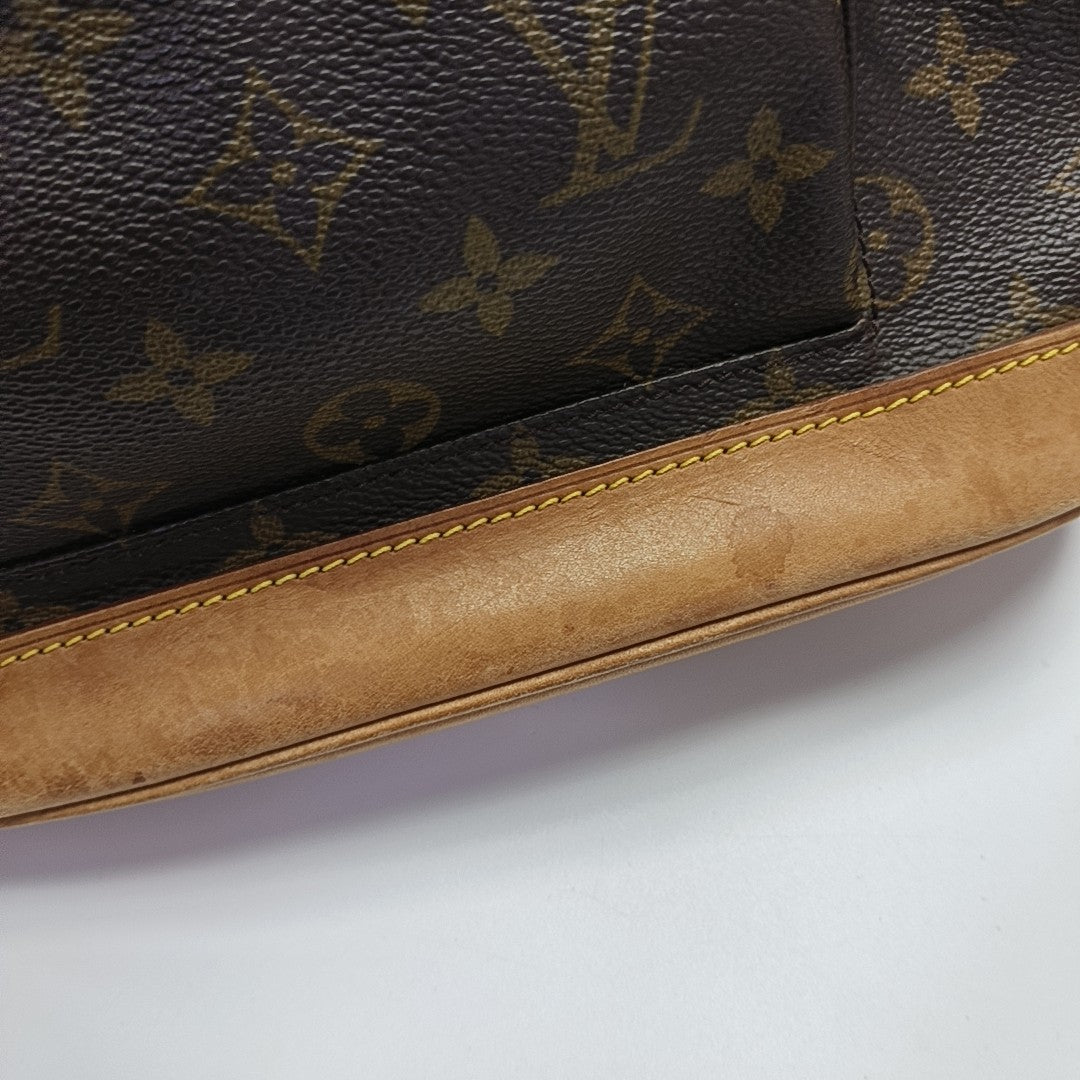 MONTSOURIS MM Monogram Coated Canvas Brown