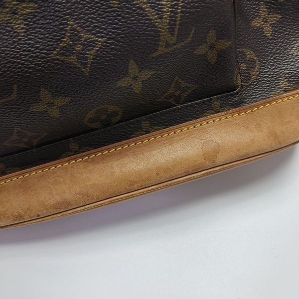 MONTSOURIS MM Monogram Coated Canvas Brown