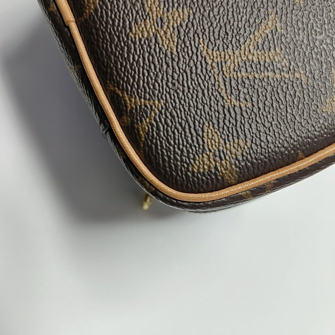 NICE Super Mini Monogram Coated Canvas Brown