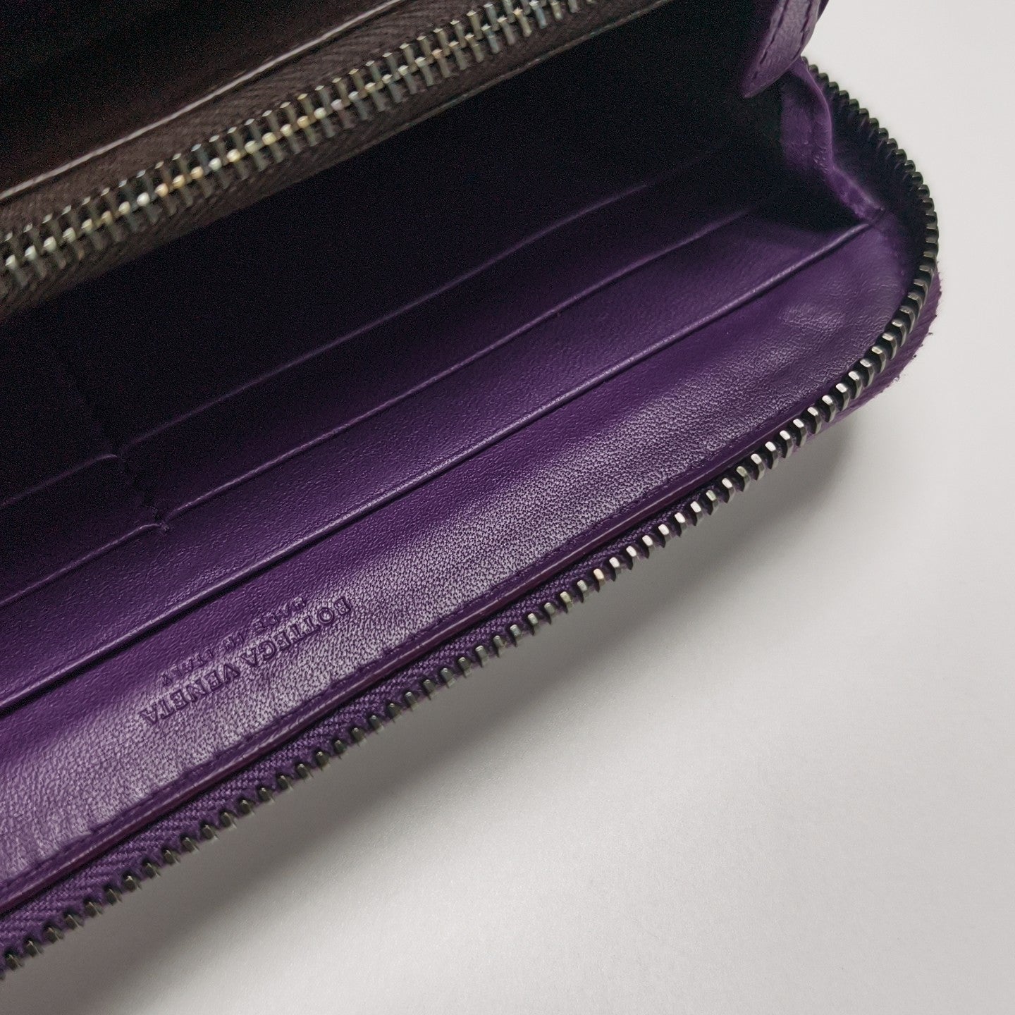 Calfskin Wallet Purple