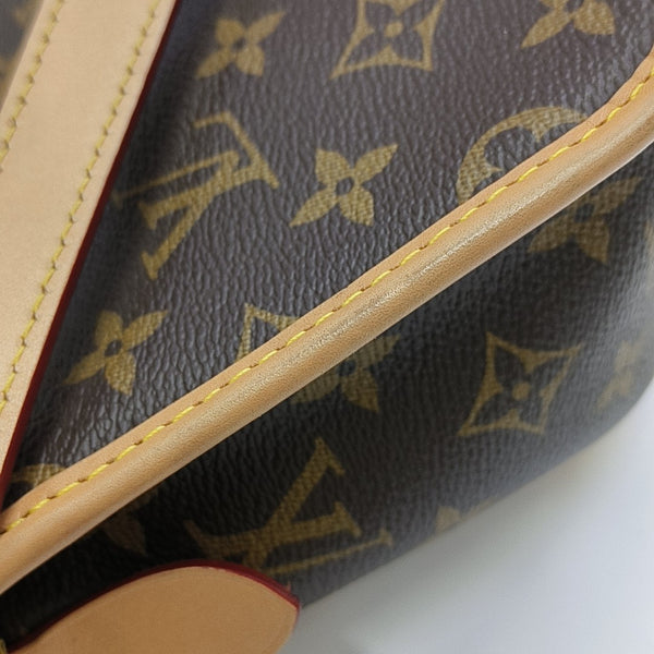 DIANE Monogram Coated Canvas Brown
