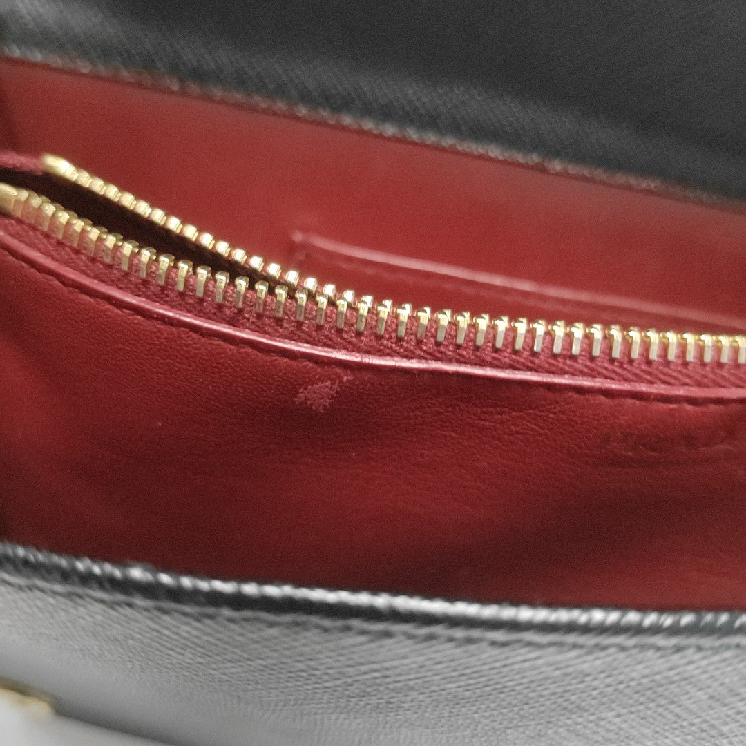 Calfskin Shoulder Bag Black