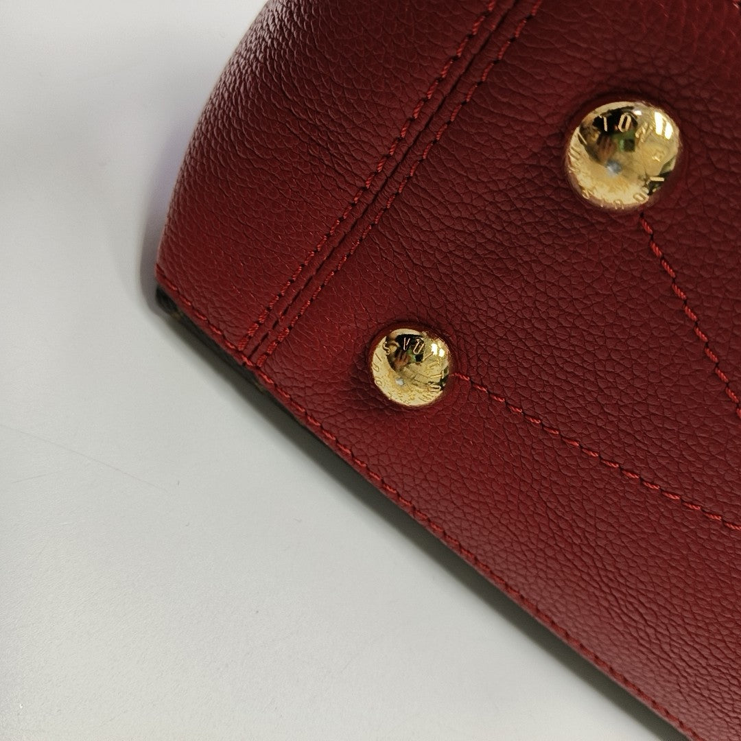 SURENE BB Monogram Coated Canvas Brown