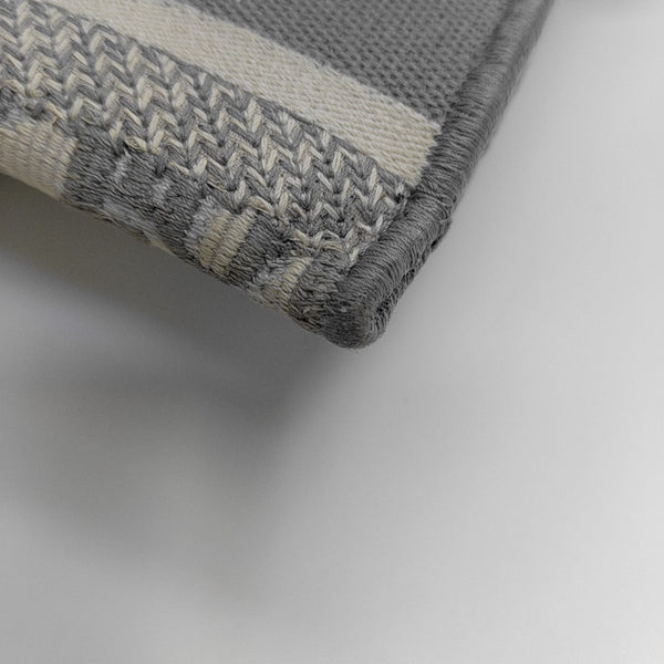 Saddle Mini Oblique Canvas Gray