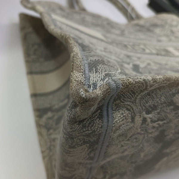 Book Tote Large Fabric Gray