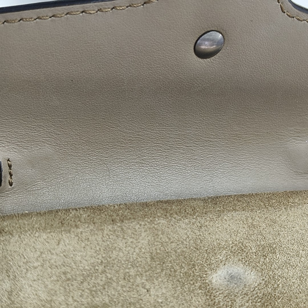 Dionysus Super Mini Monogram Coated Canvas Beige