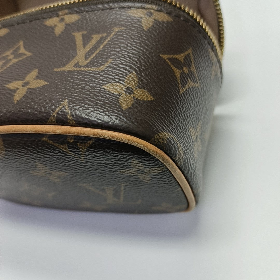 NICE Super Mini Monogram Coated Canvas Brown