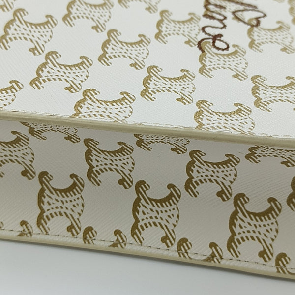 CABAS Mini Coated Canvas White
