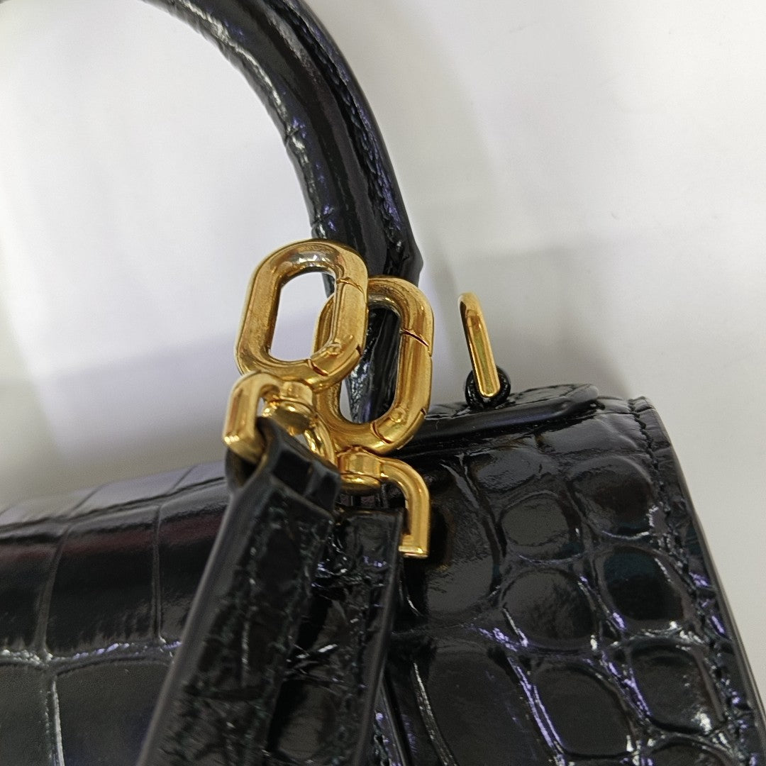 Hourglass XS Calfskin Black