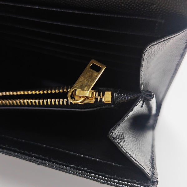 MONOGRAM Medium Chevron Calfskin Black