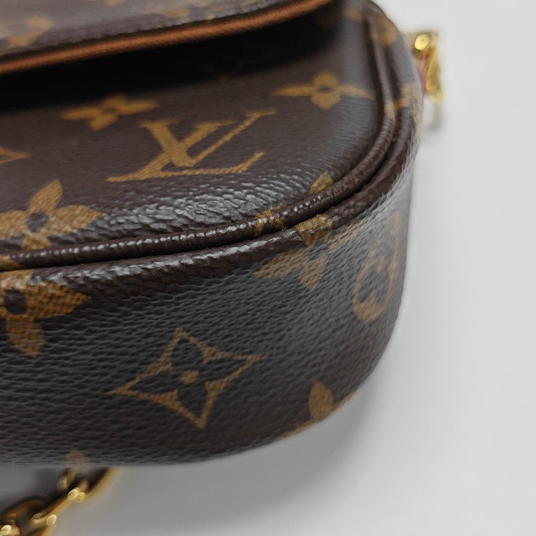 IVY Monogram Coated Canvas Brown