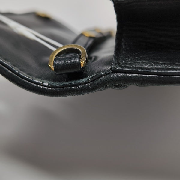 Matelassé Quilted Lambskin Black