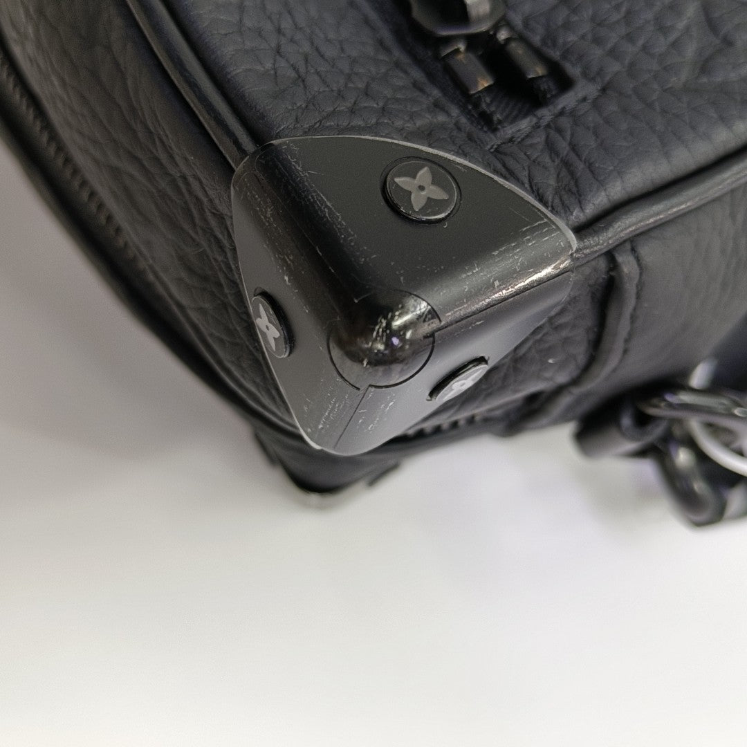 SOFT TRUNK Mini Monogram Calfskin Black