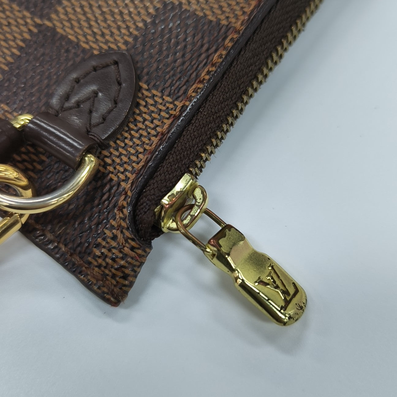 NEVERFULL MM Damier Ebene Coated Canvas Brown