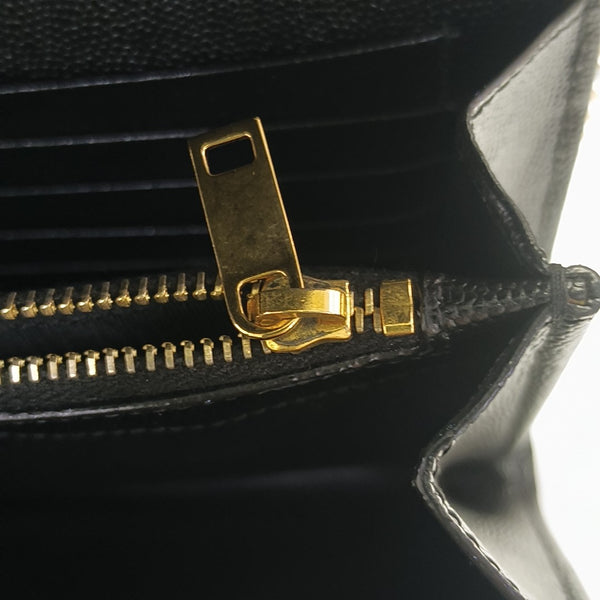 MONOGRAM Medium Chevron Calfskin Black