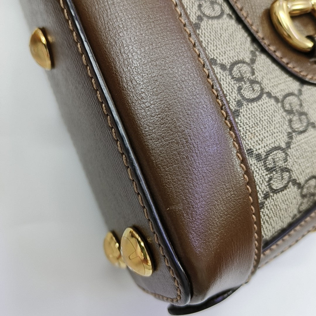 Horsebit 1955 Mini Coated Canvas Beige