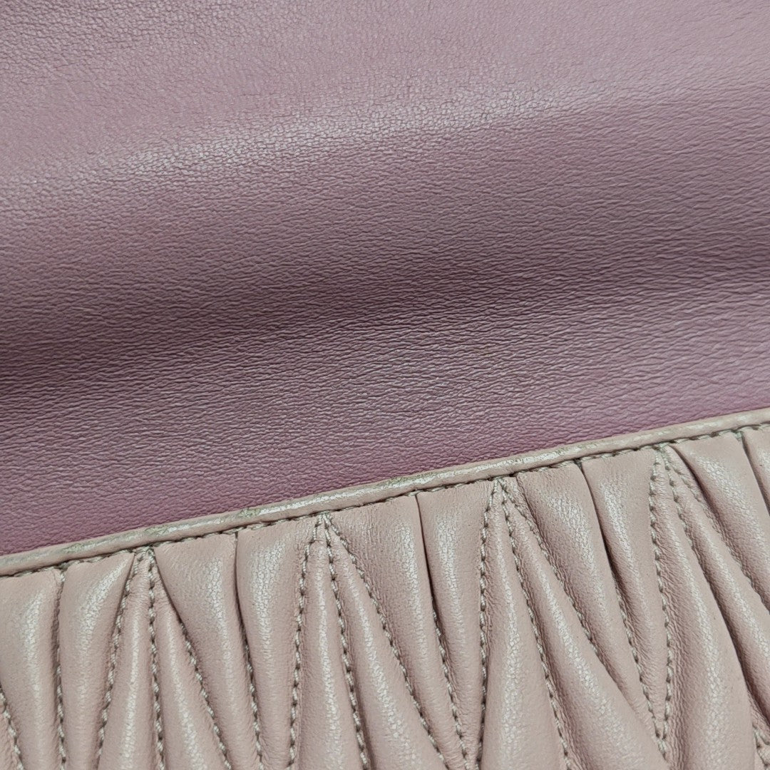 Quilted Lambskin Shoulder Bag Pink