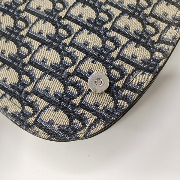 Saddle Monogram Canvas Azul
