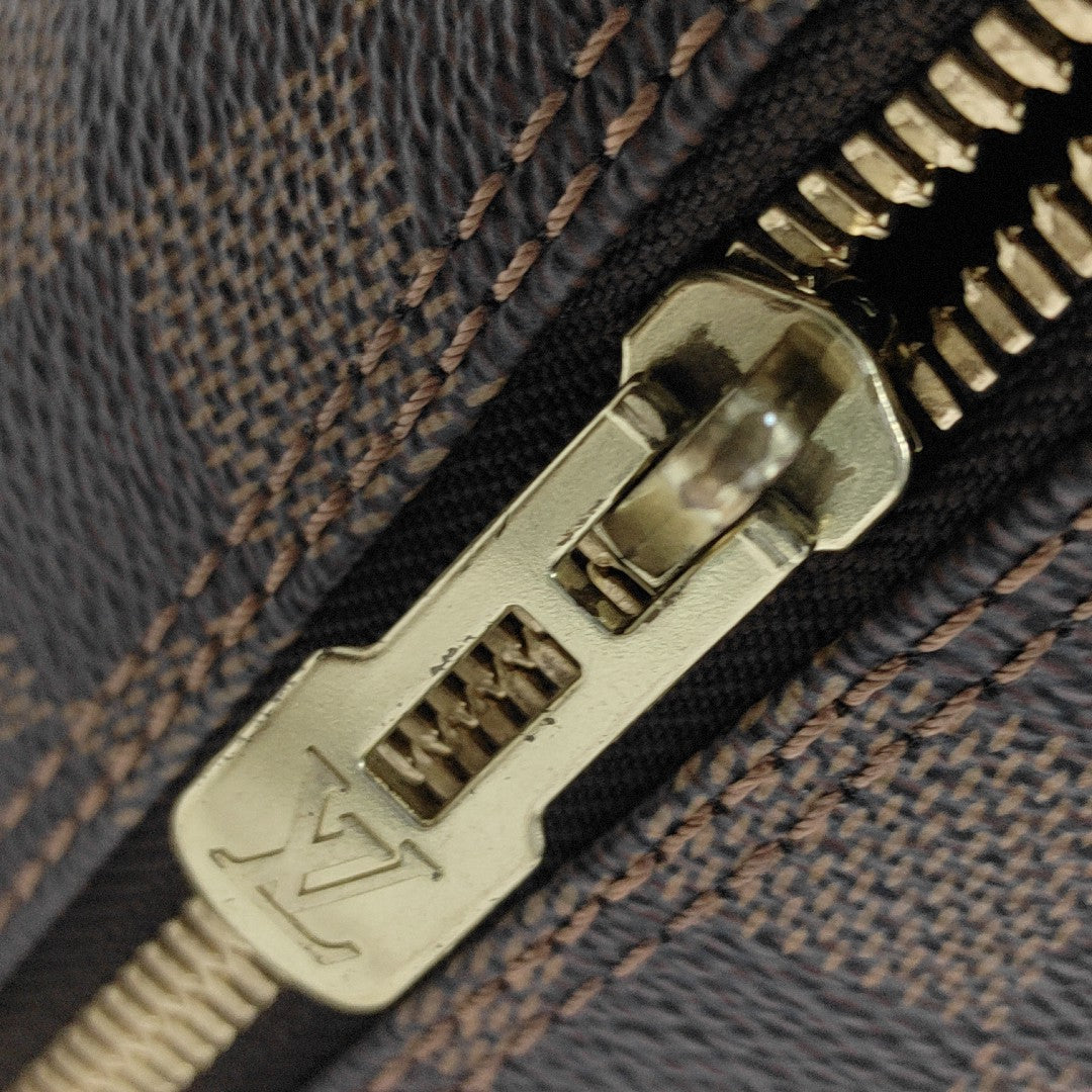 ALMA PM Damier Ebene Coated Canvas Brown