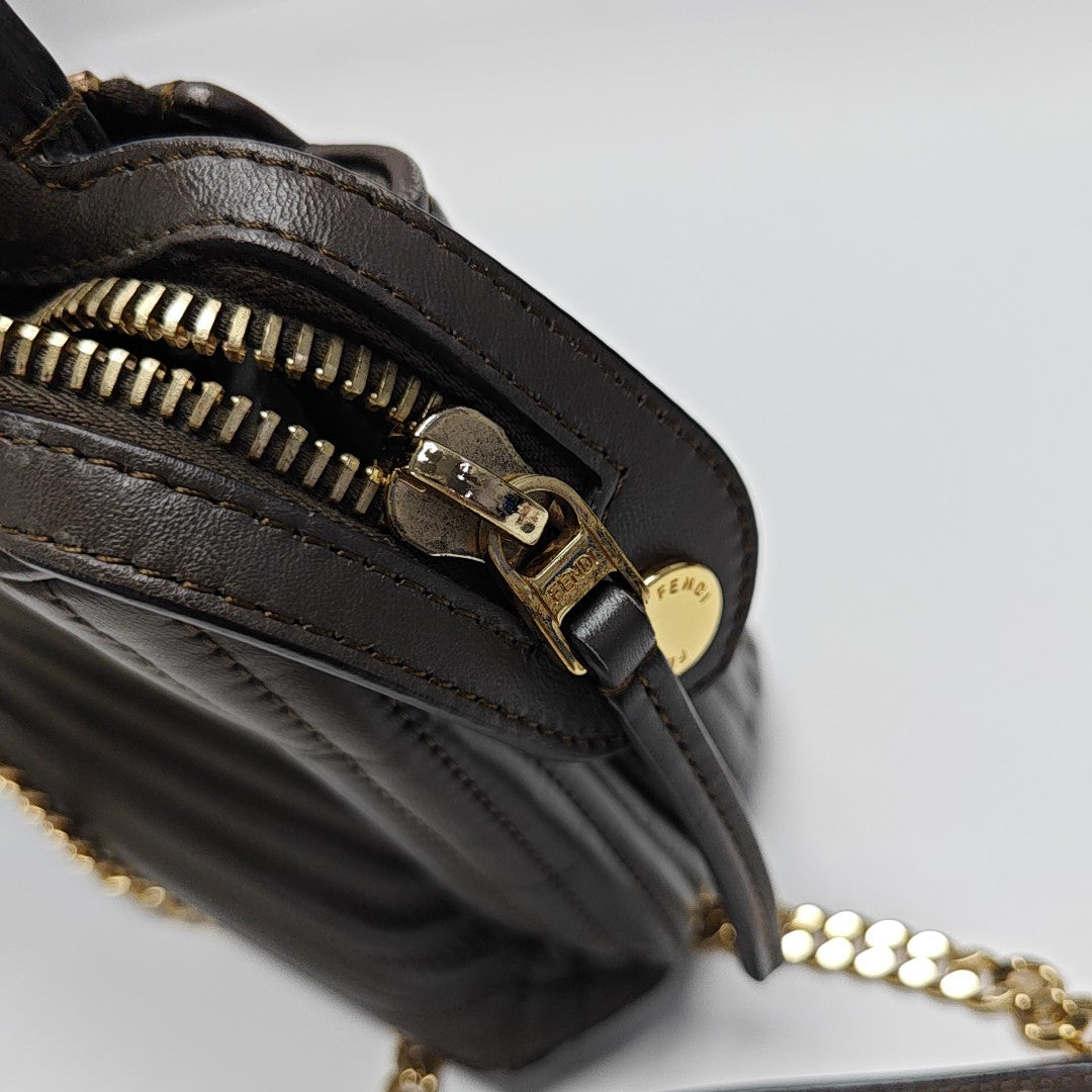 Dotcom Quilted Calfskin Brown
