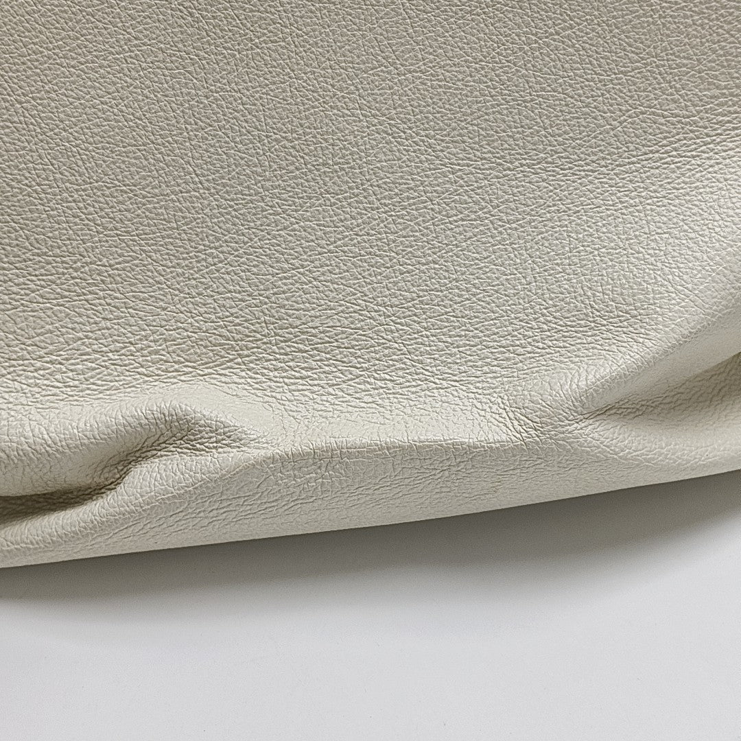 Shopping Bag Calfskin White