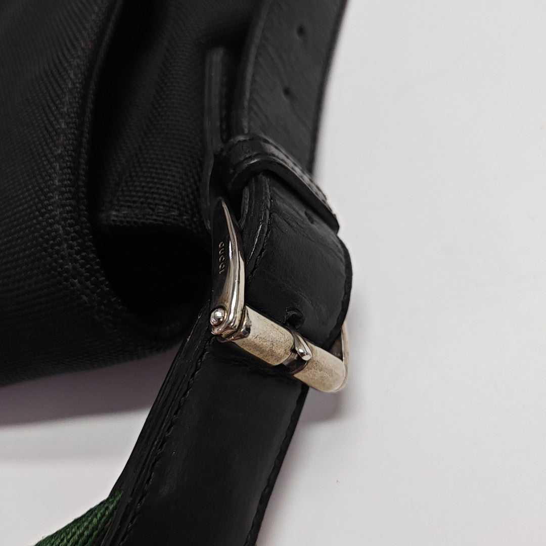 Canvas Shoulder Bag Black