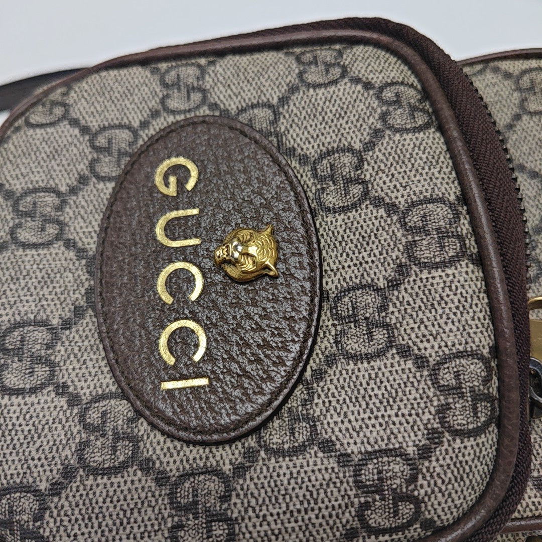 Neo Vintage Mini Monogram Coated Canvas Brown