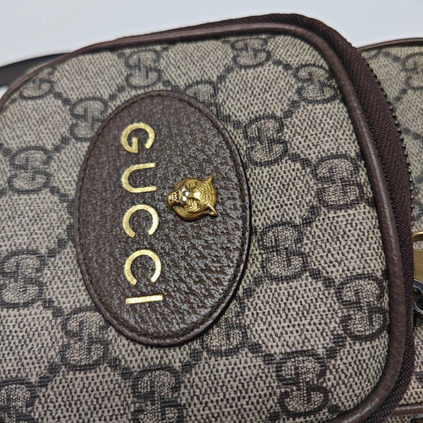 Neo Vintage Mini Monogram Coated Canvas Brown