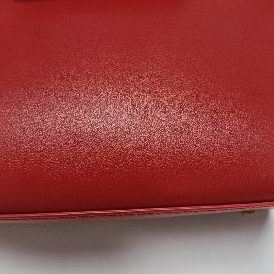 Tempête Small Calfskin Red