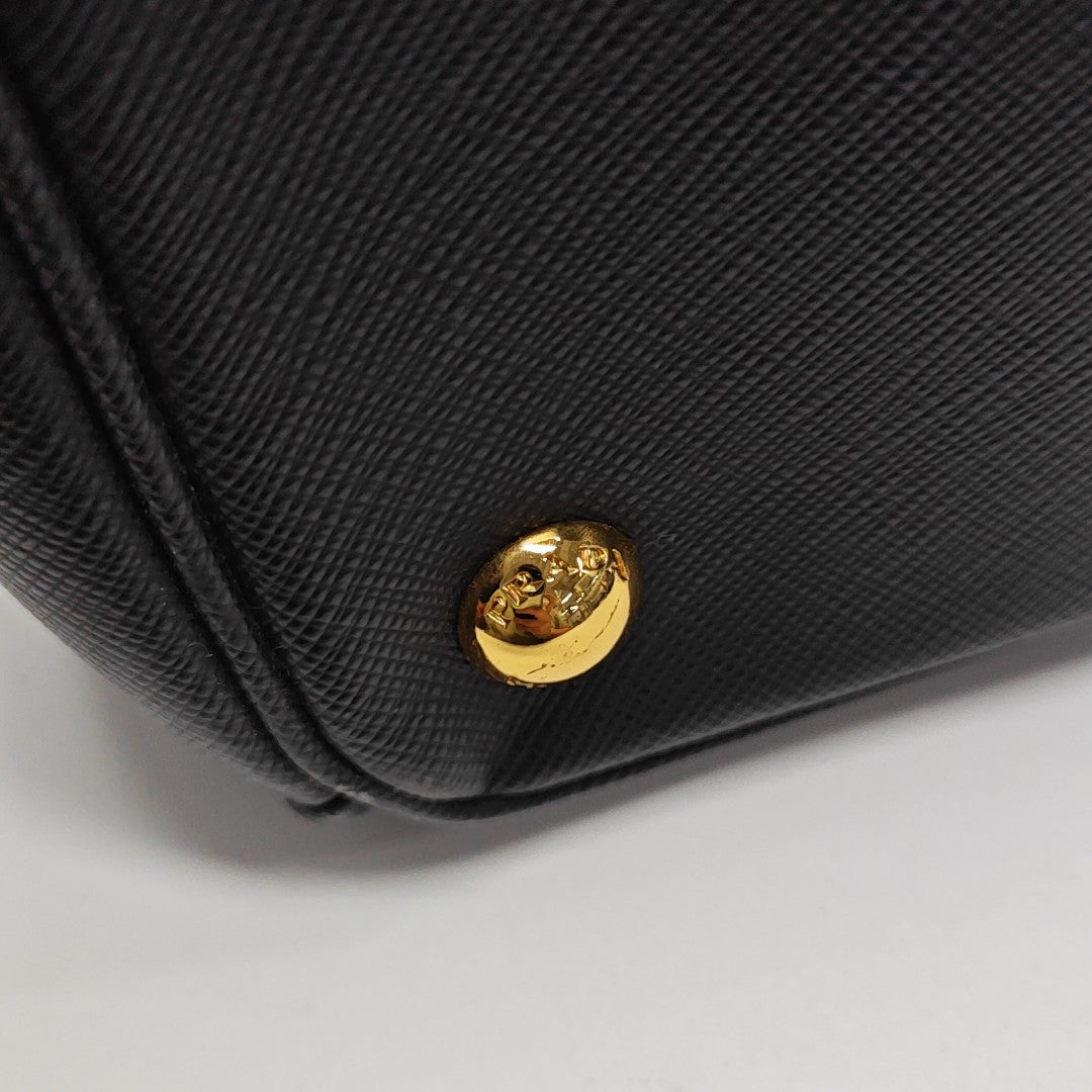 Saffiano Calfskin Tote Bag Black