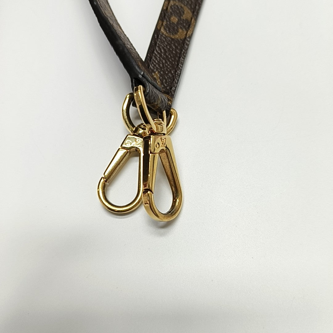 MONTAIGNE Monogram Coated Canvas Brown
