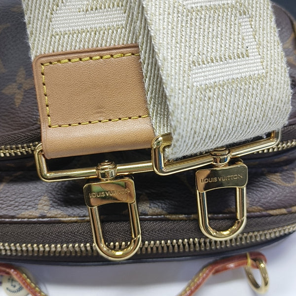 UTILITY Monogram Coated Canvas Brown