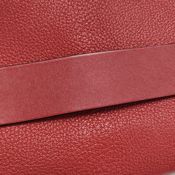 Calfskin Shoulder Bag Red