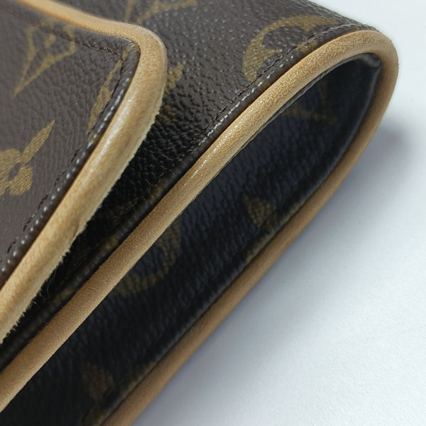 TWIN GM Monogram Coated Canvas Brown