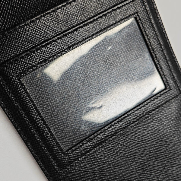 Saffiano Calfskin Shoulder Bag Black