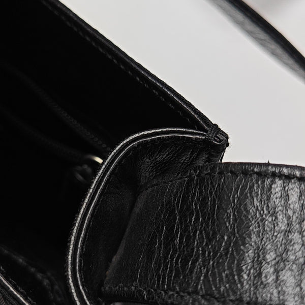 Nylon Shoulder Bag Black