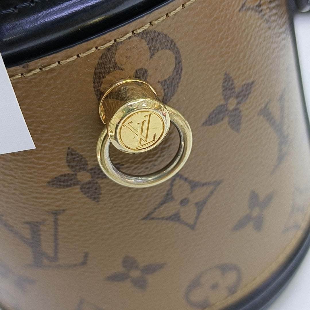 CANNES PM Monogram Coated Canvas Brown