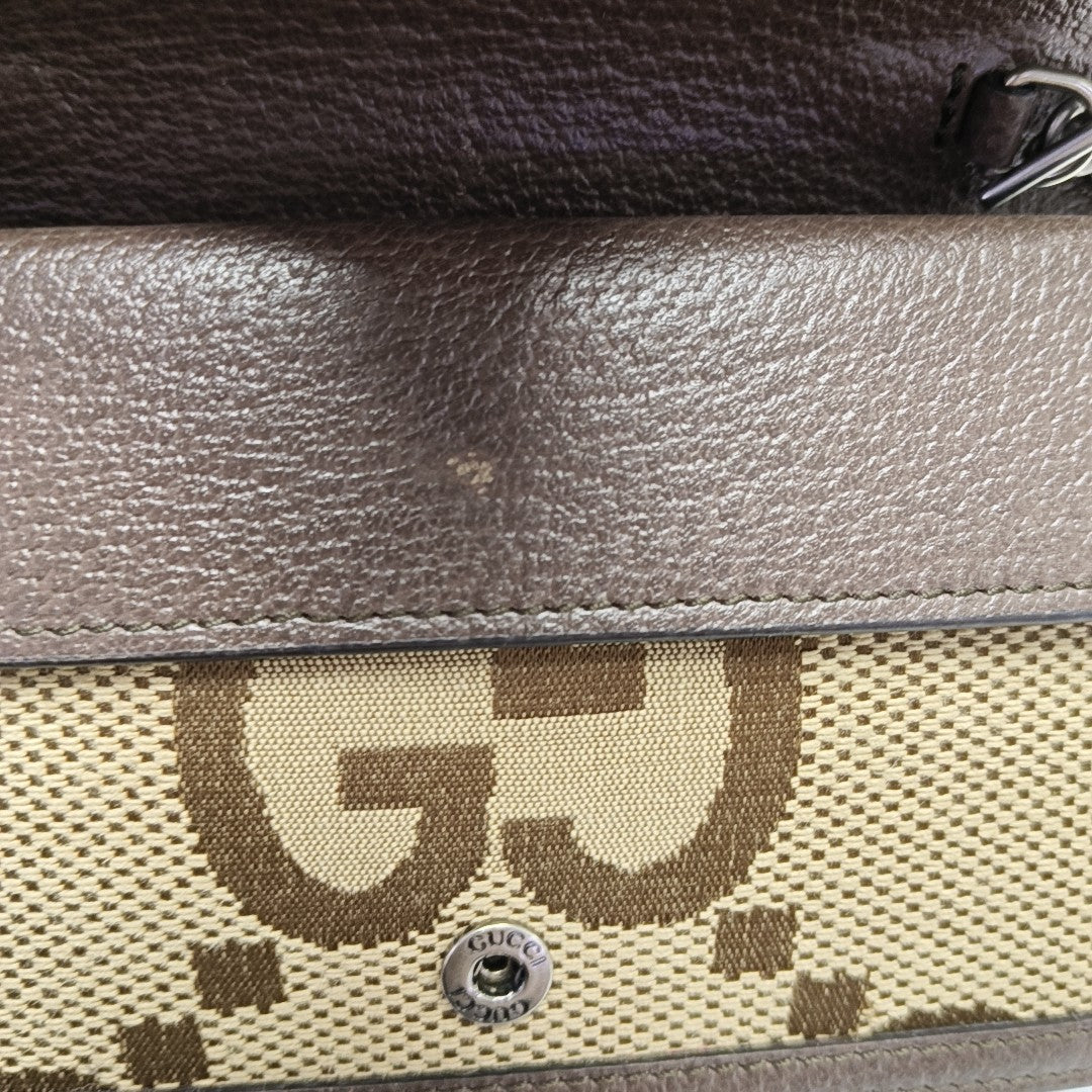 Dionysus Super Mini Monogram Canvas Beige